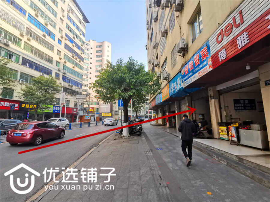 南外南坝小学40平餐饮店转让水电气三通